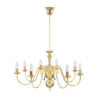 Edit Charm 8 Light Chandelier
- Gold