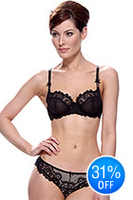 Lepel Erin Mini Brief Black