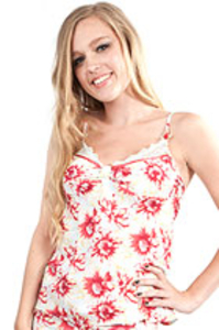 Lepel Flora Printed Cami Mint/Multi