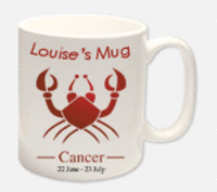 Cancer Star Sign Mug