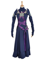 Fire Emblem Fates Aqua Cosplay Costume Night Version Halloween