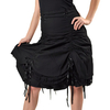 Spin Doctor By Hell Bunny Tora Design Skirt (Black)