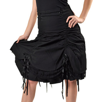 Spin Doctor By Hell Bunny Tora Design Skirt (Black)