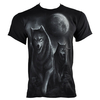 Spiral Direct Wolf Pack Wrap Design T Shirt (Black)