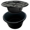 PondXpert Lightweight Pebble Pond and Round Reservoir - 90 Litres
