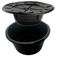 PondXpert Lightweight Pebble Pond and Round Reservoir - 90 Litres