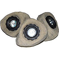 PondXpert Rock Lights Triple