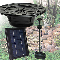 PondXpert Solar Pebble Pond Kit 300