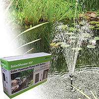 PondXpert SolarShower 600 With Battery & LED