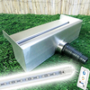 PondXpert Stainless Steel Waterfall 30cm – Back Fitting With LED