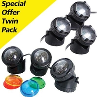 PondXpert Triple LED and Halogen Pond Lights Special Offer