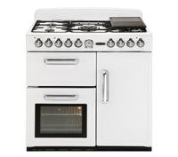 Leisure CMTF99W Dual Fuel Range Cooker - White