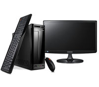 Lenovo H330 Desktop PC with Samsung S22A100N 21.5" Full HD Monitor