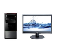 LENOVO H520s-32 Desktop PC with AOC e2050S 20" LED-Backlit Monitor
