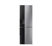 LG GB7138A2VZ1 Tall Fridge Freezer - Black & Brushed Steel,  Brushed Steel