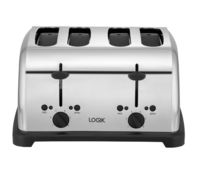 Logik L04TPS11 4-Slice Toaster - Stainless Steel,  Stainless Steel