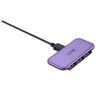 Logik L4HUBP11 4-Port USB 2.0 Hub - Purple