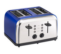 Logik LC04TB12 4 Slice Toaster - Blue