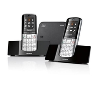 GIGASET SL400A Cordless Phone with Answering Machine - Twin Handsets