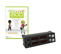 Saitek Pro Flight Radio Panel with Xbox Live 2100 Microsoft Points