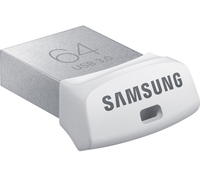 SAMSUNG Fit USB 3.0 Memory Stick - 64 GB,  Silver,  Silver
