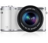 Samsung NX300 SMART Compact System Camera with 18-55 mm Lens & Adobe Photoshop Lightroom 4 - White,  White