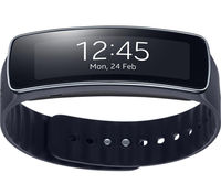 Samsung R3500 Gear Fit Smart Watch - Black,  Black