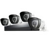 Samsung SDS-P3042 Four-Camera Four-Channel CCTV Kit - 500 GB
