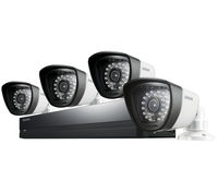 Samsung SDS-P3042 Four-Camera Four-Channel CCTV Kit - 500 GB