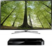 Samsung UE50F6400 Smart 3D 50" LED TV with BD-F5500 Smart 3D Blu-ray Player