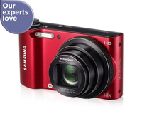 Samsung WB150F Smart WiFi Compact Digital Camera - Red,  Red