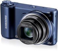 Samsung WB200F Smart WiFi Superzoom Compact Digital Camera - Cobalt Black,  Black