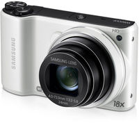 Samsung WB200F Smart WiFi Superzoom Compact Digital Camera - White,  White