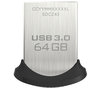 SANDISK 64 GB Ultra Fit USB 3.0 Memory Stick - Silver,  Silver