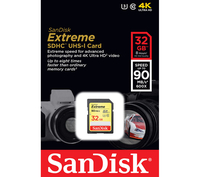 SANDISK Extreme Class 10 SDHC Memory Card - 32 GB
