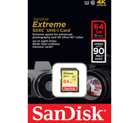 SANDISK Extreme Class 10 SDXC Memory Card - 64 GB
