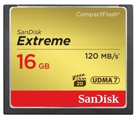 SANDISK Extreme Class CF Memory Card - 16 GB
