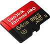 SANDISK Extreme Pro High Performance Class 10 microSD Memory Card - 64 GB