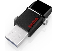 SANDISK Ultra Dual USB 3.0 OTG Memory Stick - 64 GB,  Black,  Black