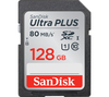 SANDISK Ultra Plus Class 10 SD Memory Card - 128 GB