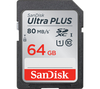 SANDISK Ultra Plus Class 10 SD Memory Card - 64 GB