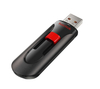 Sandisk 64GB Glide 2.0 USB Memory Stick - Black & Red,  Black