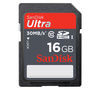 Sandisk Ultra UHS-I Class 10 SDHC Memory Card - 16GB