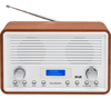 SANDSTROM SDR15 DABﱓ Clock Radio - Walnut & White,  White