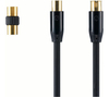Sandstrom Av Black Series Aerial Cable & Adapter - 5 m,  Black
