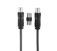 Sandstrom Av Black Series Aerial Cable and Adapter - 2 m,  Black