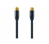 Sandstrom Av Black Series F Type Satellite Cable - 4 m,  Black