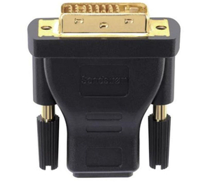 Sandstrom Av Black Series SHDVA114X HDMI to DVI Adapter,  Black