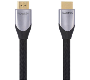 Sandstrom Av Silver Series S1HDM214X HDMI Cable - 1 m,  Silver