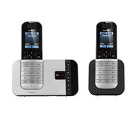 Sandstrom S2DTAM13 Cordless Phone with Answering Machine - Twin Handsets